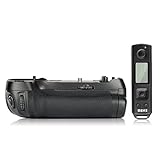 Meike MK-D850 Pro Vertical Shooting Power Pack Battery Grip with 2.4G Hz Wireless Remote Control for Nikon D850 Camera
