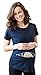 Maternity Baby Peeking T Shirt Funny Pregnancy Tee For Expecting Mothers (Navy) - M