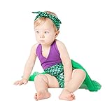 belababy 24months Toddler Girls Mermaid Green Clothing Set