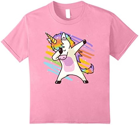 Kids Dabbing Unicorn Shirt Unicorn Dab Hip Hop Magic Girls Kids 12 Pink