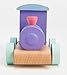 One Earth Toys Wooden Train with Stacking Blocks & Moving Wheels by, Toddler Educational Toy for Boys & Girls |Eco-Friendly Wood| Improves Motor Skills, Imaginative Play & Coordination, 2 Years Old