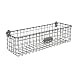 Spectrum Diversified Vintage Wall Mount Storage Basket, Pack of 1, Industrial Gray