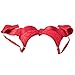 Aonkey Breast Form Pocket Bra for Crossdressers Mastectomy (42/95, red)