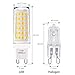ENUOTEK 10W G9 GU9 LED Light Bulbs Halogen Lamp Replacement 900Lm SMD5730 Flicker Free Warm White 3000K AC100-265V Not Dimmable CE ETL Approved 6 Pack