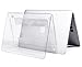 CaseBuy MacBook Pro 13.3 Inch Case Model A1706, A1708, A1989, A2159, A2289, A2251, A2338, Crystal Clear Hard Shell for MacBook Pro 13 Inch with/Without Touch Bar(Release 2020-2016)