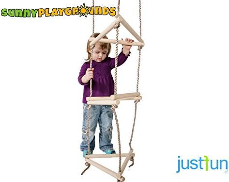 Triangular Rope Ladder- Outdoor and Indoor Playgrounds set Accessories for Kids by Sunnyplaygrounds
