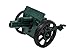 Toy Essentials 12 Pcs Army Green Cannons with Moving Wheels 4 Inches