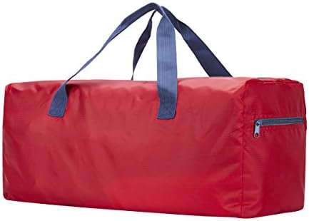 Foldable Duffel Bag 22" FARADAY 55L Lightweight with Water Resistant (Red)