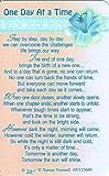 Xpress Yourself Inspirational Keepsake Card 3.25" x 2" - One Day At A Time XY25049
