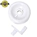 BlueStars WD35X21038 Dishwasher Lower Rack Wheel and Stud - Compatible with GE Kenmore Dishwashers - Easy to Install - Replaces WD12X10267 PS11726733 AP59863653 - PACK OF 8