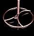 Noarks Classic Elegant Bronze Metal Tabletop 6 Wine Glass Holder - Disassemble Wine Glass Rackonly holder, not with wine glass (Bronze)