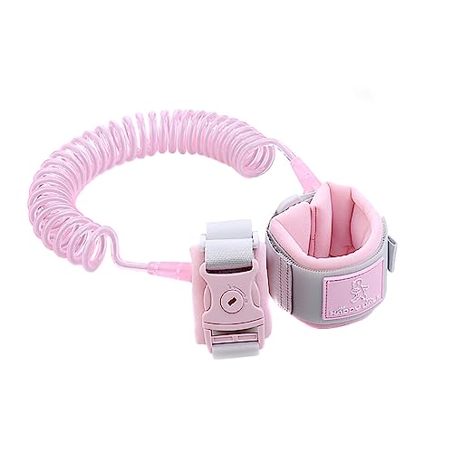 Anti Lost Wrist Link, 2M Toddler Leash with Lock Buckle & Adjustable Bracelet, Anti Lost Wrist Strap for Toddlers, Babies, Kids, Children, Boys, Girls, and Adults