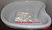 Plastic foot basin for detox foot spa bath tub with 100 liners