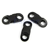 Buckles & Hooks - 5pcs Buckles Black Plastic Clasp Side Release Py - Sandals High Buckle Heel Slider Korea Rhinestone Bracelet Buckles Hooks Paracord Buckle Bracelet Fish Spray Spool Black Dr