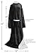 Tirrinia Sherpa Wearable Blanket With Sleeves, Full Body Throw Reading Wrap TV Blankets, Cozy Blanket Robe, Snuggle Gift for Adult Women Men Mom Grandma
