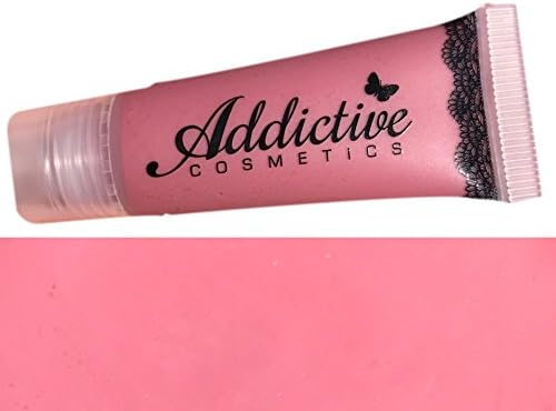 Dusty Rose Lip Gloss by Addictive Cosmetics- FLY- Moisturizing and Waterproof Lip Junkie- Vegan Makeup Cruelty Free Cosmetics- Made in the USA