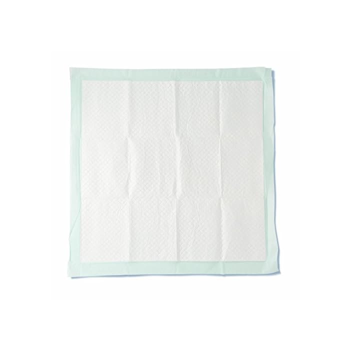 Medline Heavy Absorbency 36" x 36" Quilted Bed Pads, Large Disposable Underpads, 50 Per Case, Fluff and Polymer Core, Great Protection for Beds, Furniture, Surfaces
