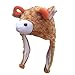 TopTie Ladies Animal Hat, Soft Fleece Lined Hat - Sheep Antelope Beauty Hat WHITESHEEP