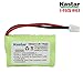 Kastar 1-PACK 4.8V 170mAh Ni-MH Rechargeable Battery for SportDog FR200, SD-400, SD-800, PetSafe Yard & Park Remote Dog Trainer, PDT00-12470 RFA-417 PAC00-12159 FR-200P Collar Receiver plus Coaster