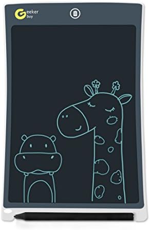 GeekerBuy LCD Writing Tablet Kids Doodle Pad 8.5” Portable Long Working Writing Pad for Home and Work Memo