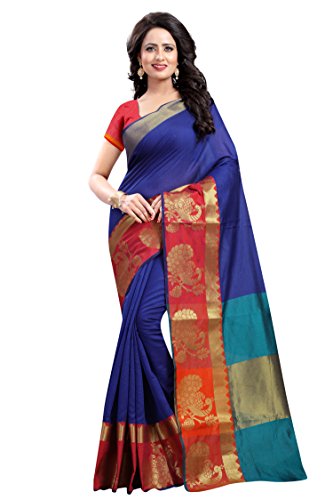 Banarasi saree ( Nirja Creation Multi Color Jacquard Banarasi Saree )