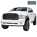 EAG Rivet Stainless Steel Replacement Mesh Grille With Shell Fit for 13-18 Dodge Ram 1500