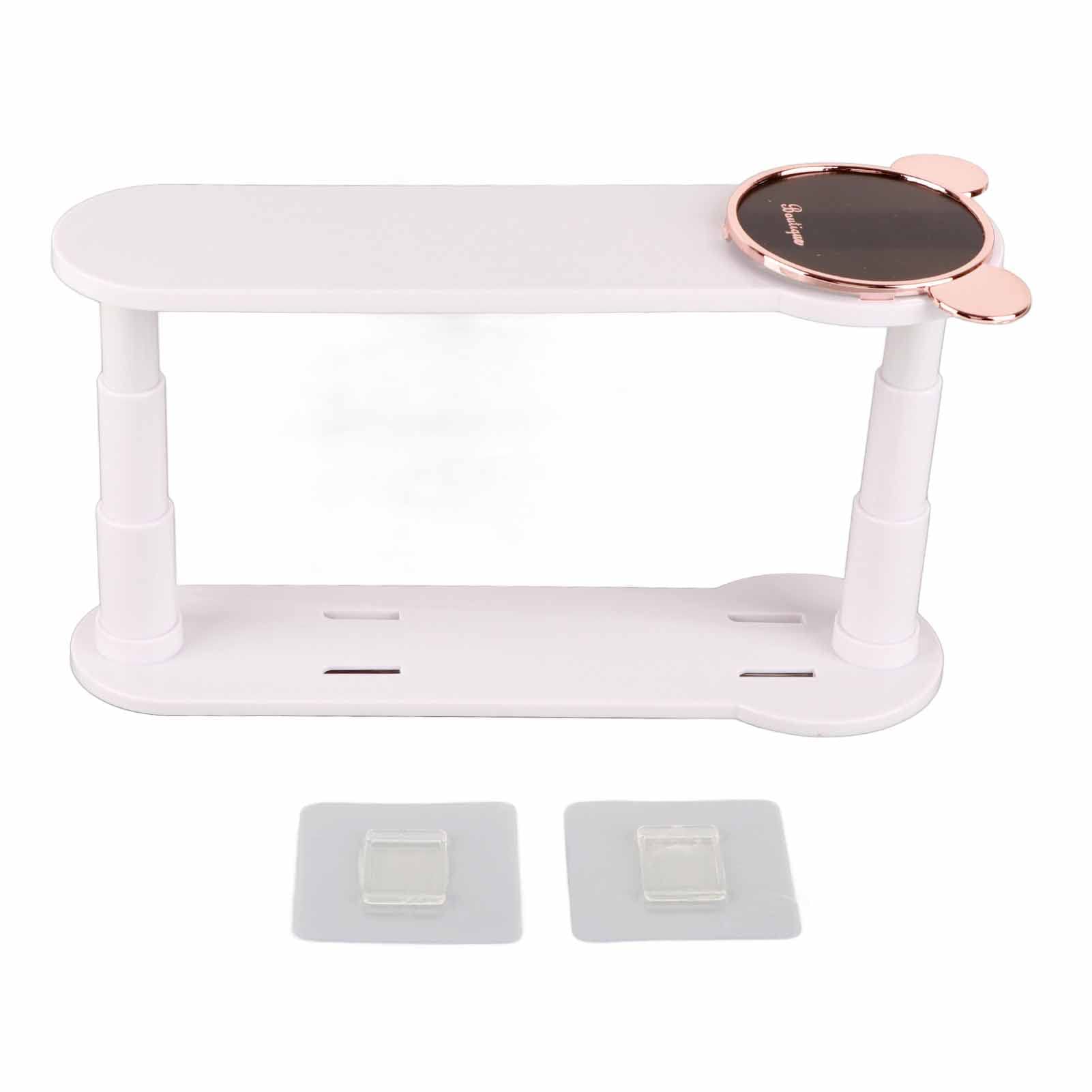 TOPINCN Hanger Organizer Stacker, Clothes Hanger Storage Rack Multifunctional Punch Free Hanger Hook Home Clip Hanger Collector (White)