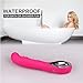 Tracy's Dog Female Vibrators Dildo Vagina Clitoris Stimulator Upgraded Powerful Motor Waterproof with 10 Vibration Patterns