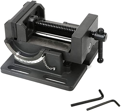 MYOYAY 3-Inch Cradle Style Angle Drill Press Vise Industrial Strength 0 ...