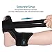 Plantar Fasciitis Night Splint for Plantar Fasciitis Pain Relief Sleep Support, Adjustable Dorsal Drop Foot Orthotic Brace for Women and Men Fits Right or Left Foot with Arch Support Socks