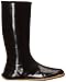 Chooka Women's Packable Waterproof Rain Boot With Travel Bag, Black, 9 M US