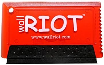 WallRiot Rubber Edge Squeegee, 3-Inch Hand Applicator