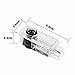COGEEK 2 PCS LED Door Under Puddle Lights For A4 A3 A6 Q7 Q5 A1 A5 80 TT A8 Q3 A7 R8 RS (a)