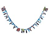 American Greetings Avengers Epic Party Supplies, Paper Birthday Party Banner, 1-Count