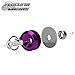 Rolling Gears JDM Bumper Quick Release Front Rear Bumper Fasteners, 4 Piece (Purple), 8 x O-Ring