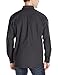Wrangler Authentics Men's Long Sleeve Canvas Woven Shirt, Anthracite, 2X-Large