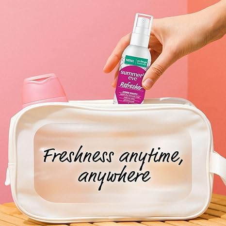 SUMMER’S EVE REFRESHER MIST, FEMININE SPRAY REDUCES ODOR, AMBER NIGHTS, BODY SPRAY FOR WOMEN (3 PACK)