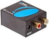 OREI DA9 Digital Optical Coax Coaxial Toslink to Analog RCA L/R Audio Converter