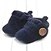 Orangeskycn Baby Crib Shoes,Lovely Toddler Baby Shoes Round Toe Flats Soft Slippers Shoes (3-6Month, Blue)