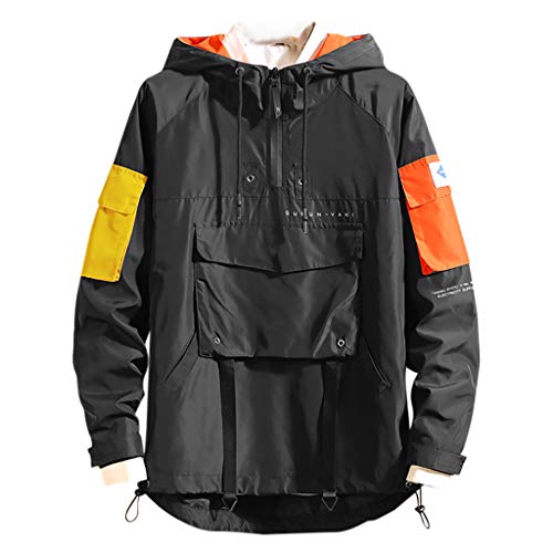 MIS1950s Lightweight Hoodie Pullover Men's Mountain Jacket Ski Coat Windproof Outerwear - Thumbnail 7