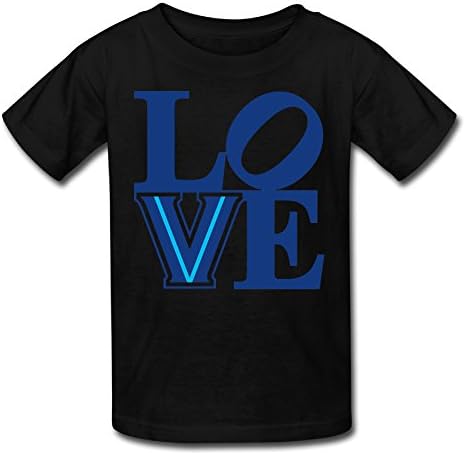 AMAG Love Villanova University Youth Boys And Girls T Shirt Black Size XL
