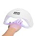 48W LED Nail Dryer UV Curing Professionally For All Gel Nails Toe Nail Auto On/Off Sensor Upgraded with 4 Timer Setting Home and Salon (48W Nail Dryer)