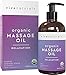 Certified Organic Massage Oil with Relaxing Lavender Scent, Perfect for Couples Massage and Stiff Muscle Relief, Works Great as a Sensual Body Oil (8 fl. oz.)thumb 1