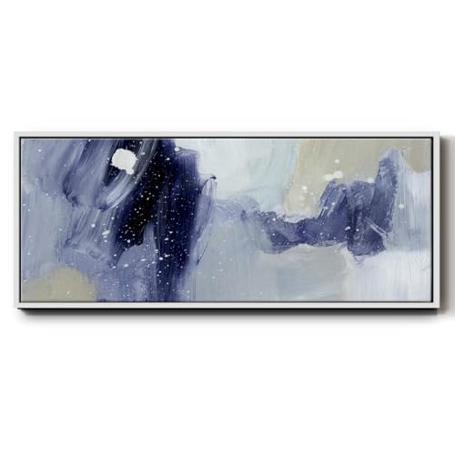 Renditions Gallery Abstract Decorations A Blend of Indigo Paint Layers Floater…