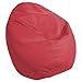 ECR4Kids Dew Drop Bean Bag Chair, Red