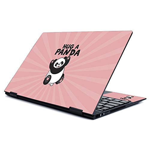 MightySkins Skin for HP Envy X360 13" (2019) - Hug A Panda | Protective, Durabl…