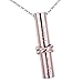 HooAMI Together Forever Cremation Urn Necklace Memorial Ash Keepsake Cylinder Pendant