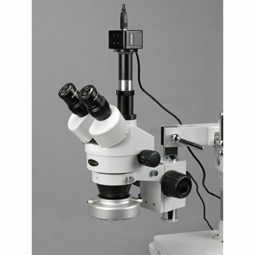 AmScope SM4TZ80M5M Digital Professional Trinocular Stereo Zoom