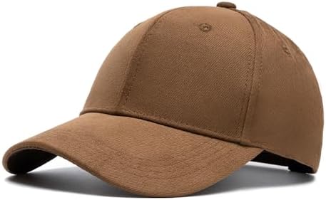 Baseball Cap Dark Khaki Golf Dad Hat Men Women Plain Cap Men Women Baseball Cap Black Adjustable Washed Cotton Khaki  main image 4