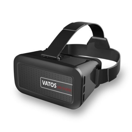 Vatos Vr Park V2 Virtual Reality 3d Glasses for 3d Video Games Headset for 4-6 Inch Smartphone (Black)
